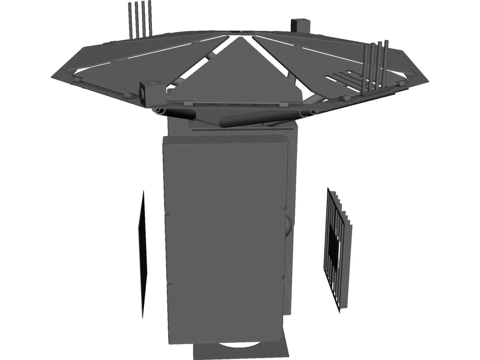 Satellite Deployed 3D Model