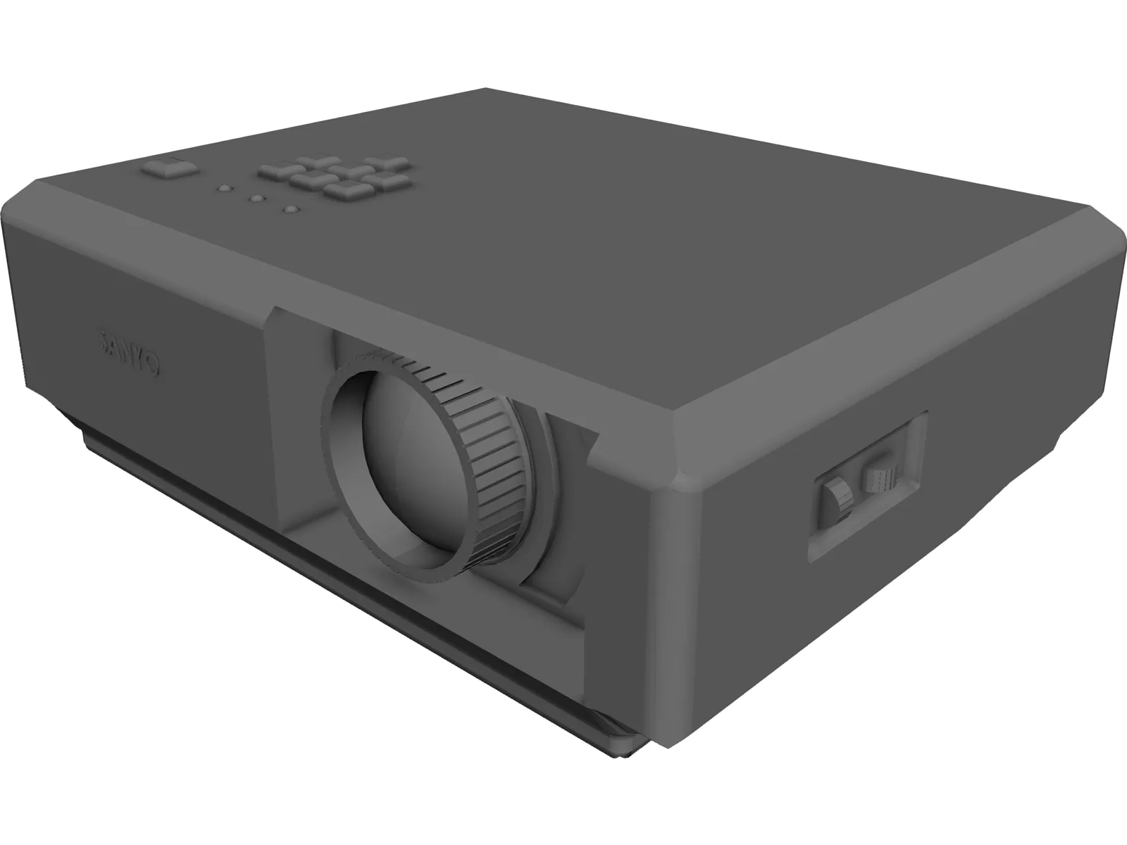 Sanyo Projector 3D Model