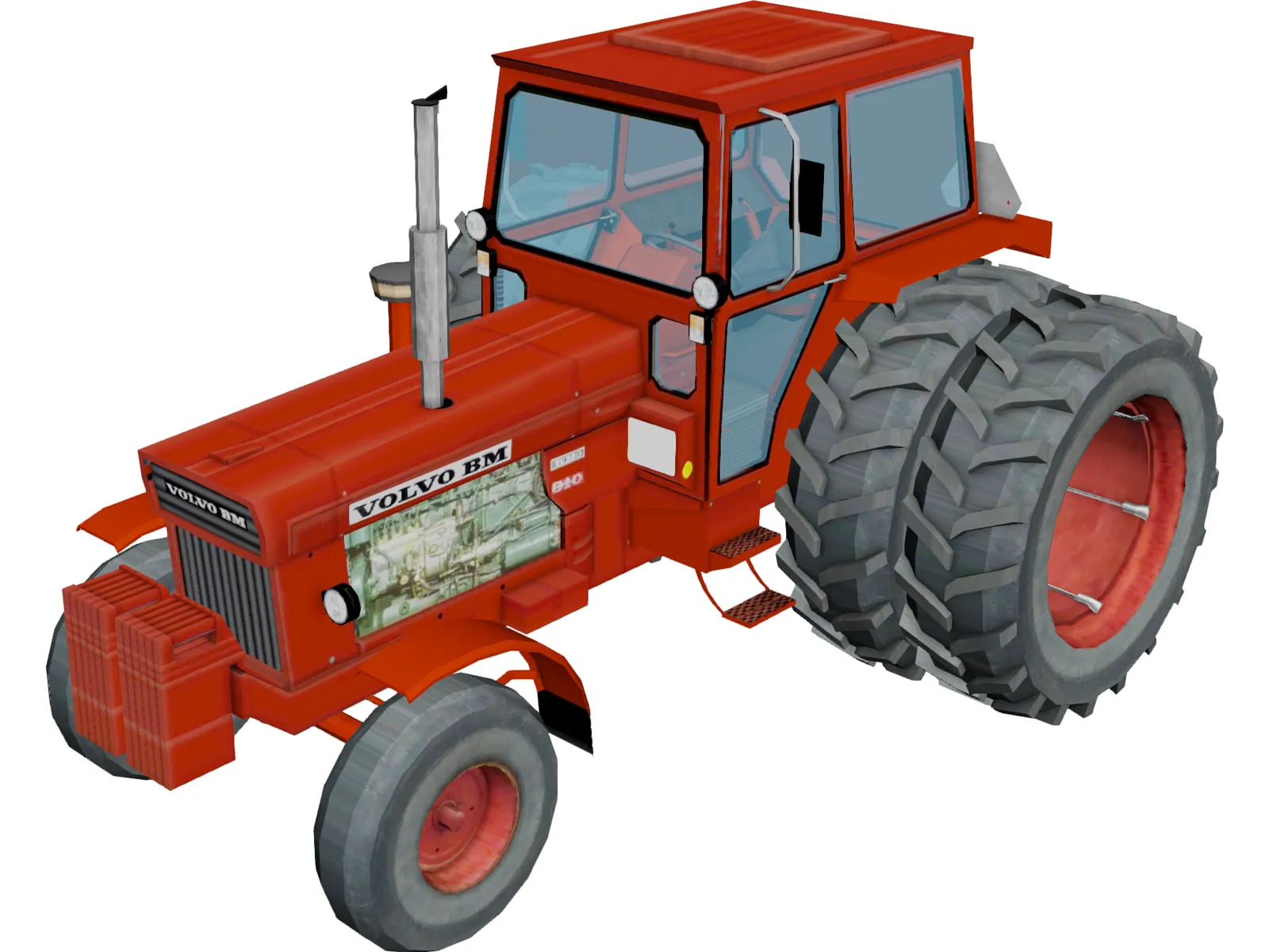 Volvo BM 800 Series Tractor 3D Model