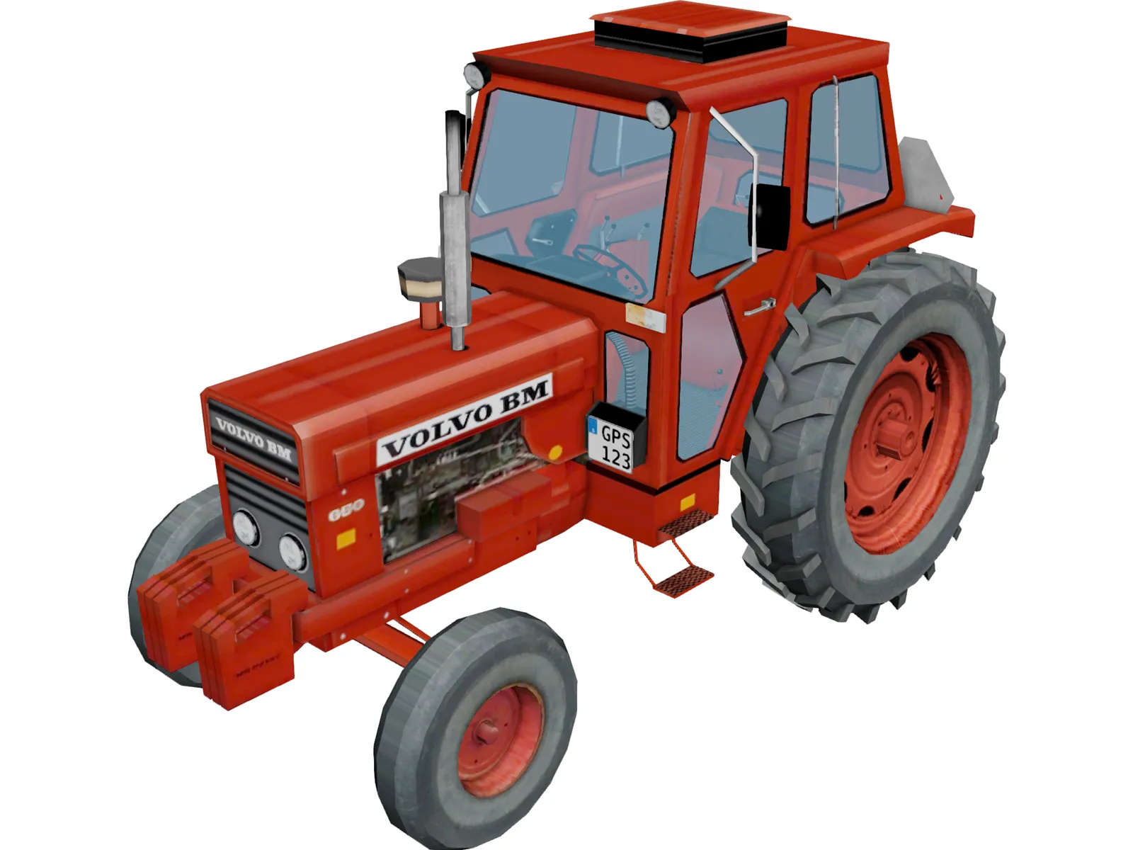 Volvo BM T650 Tractor 3D Model