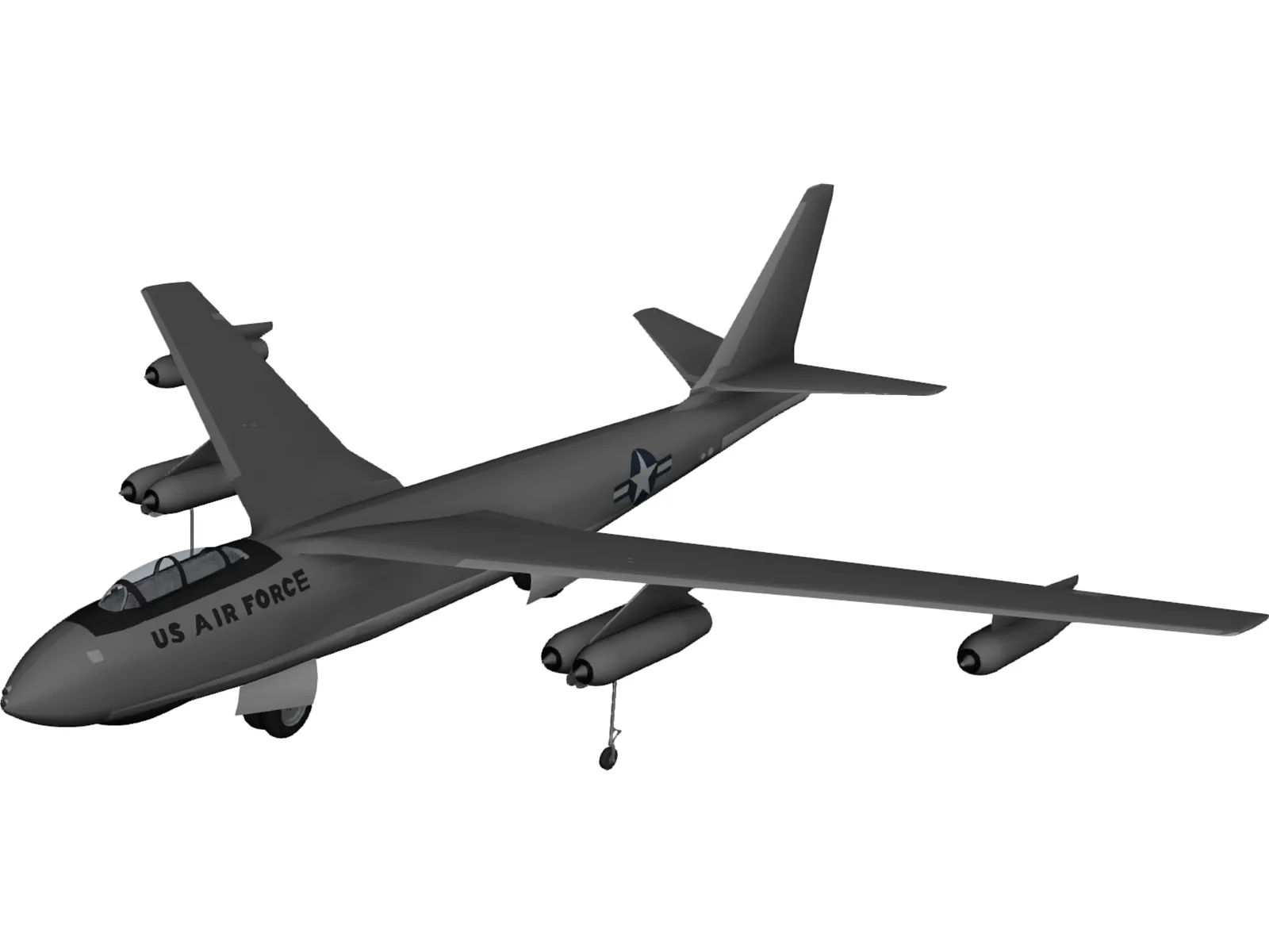 Boeing B-47 3D Model