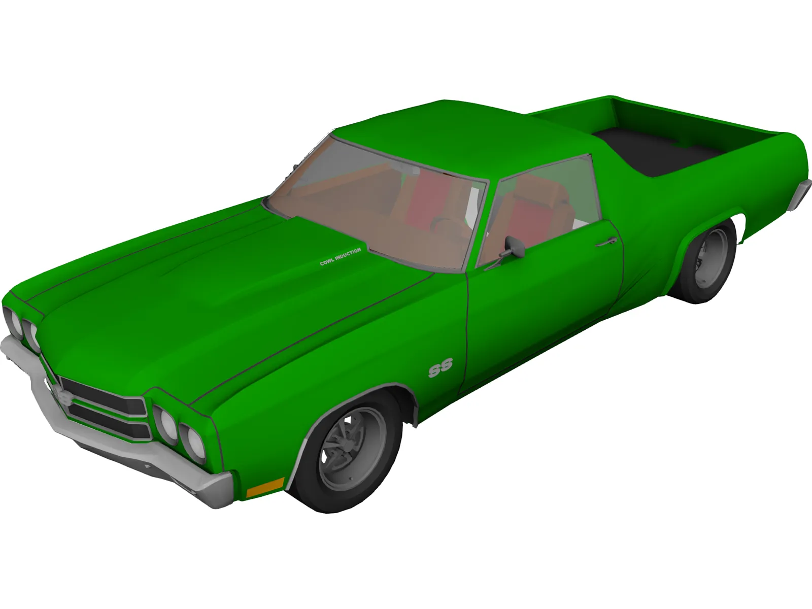 Chevrolet El Camino (1975) 3D Model