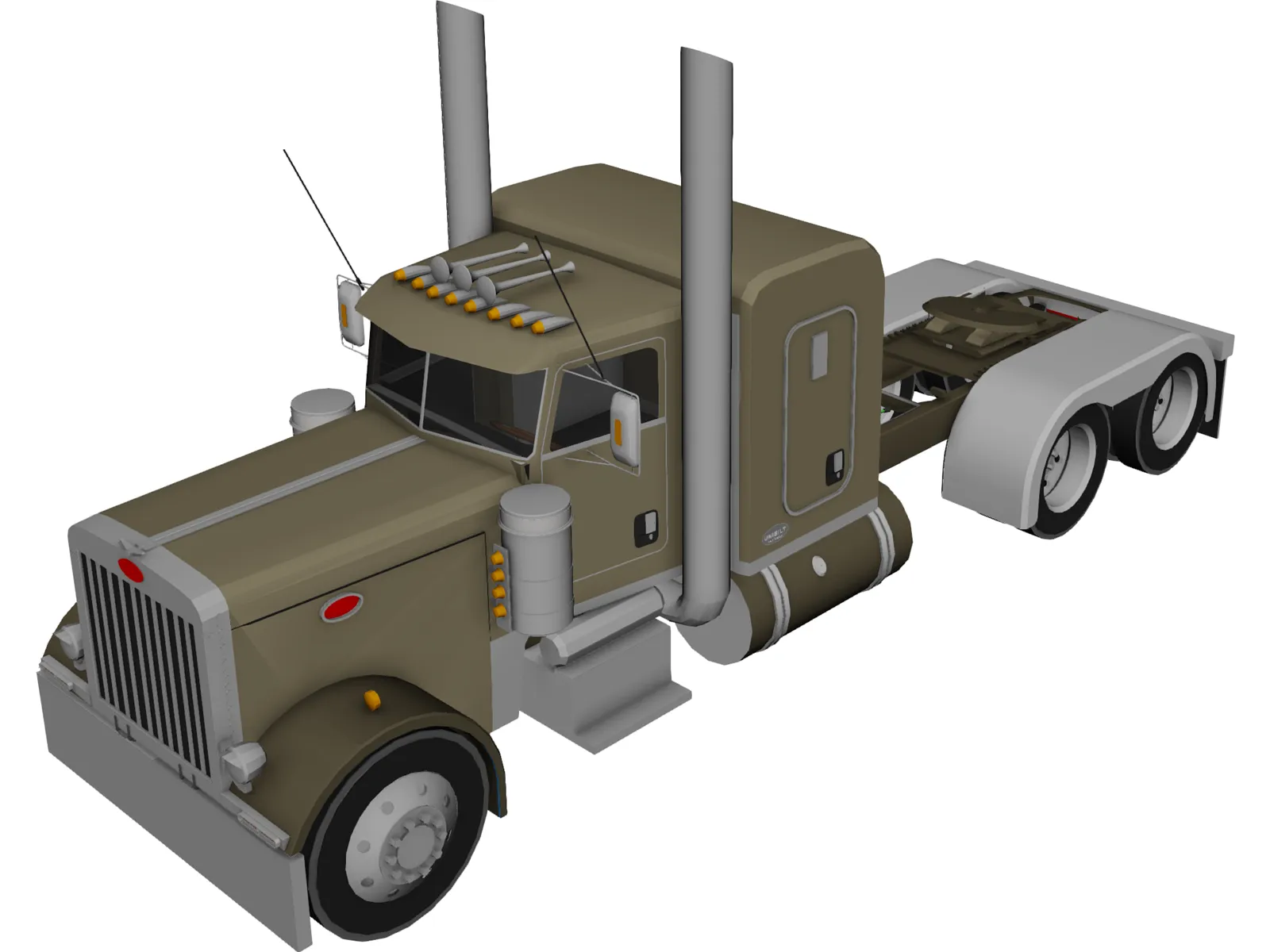 Peterbilt 359 (1976) 3D Model