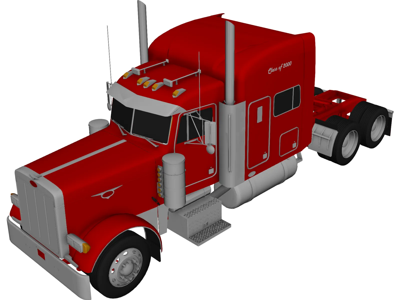 Peterbilt 379 (2009) 3D Model