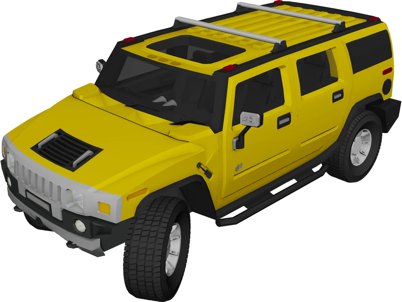 Hummer H2 3D Model