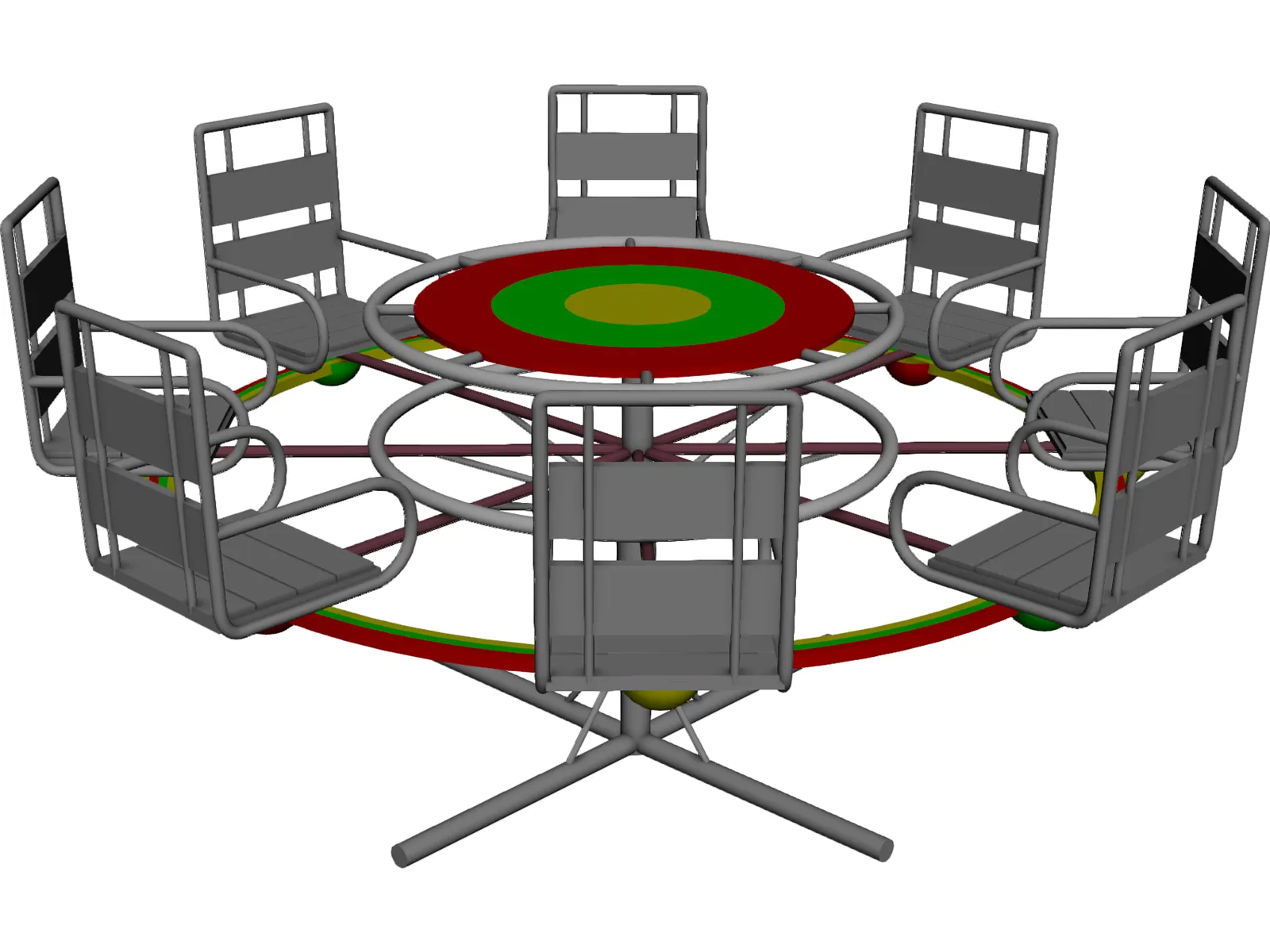 Carousel 3D Model