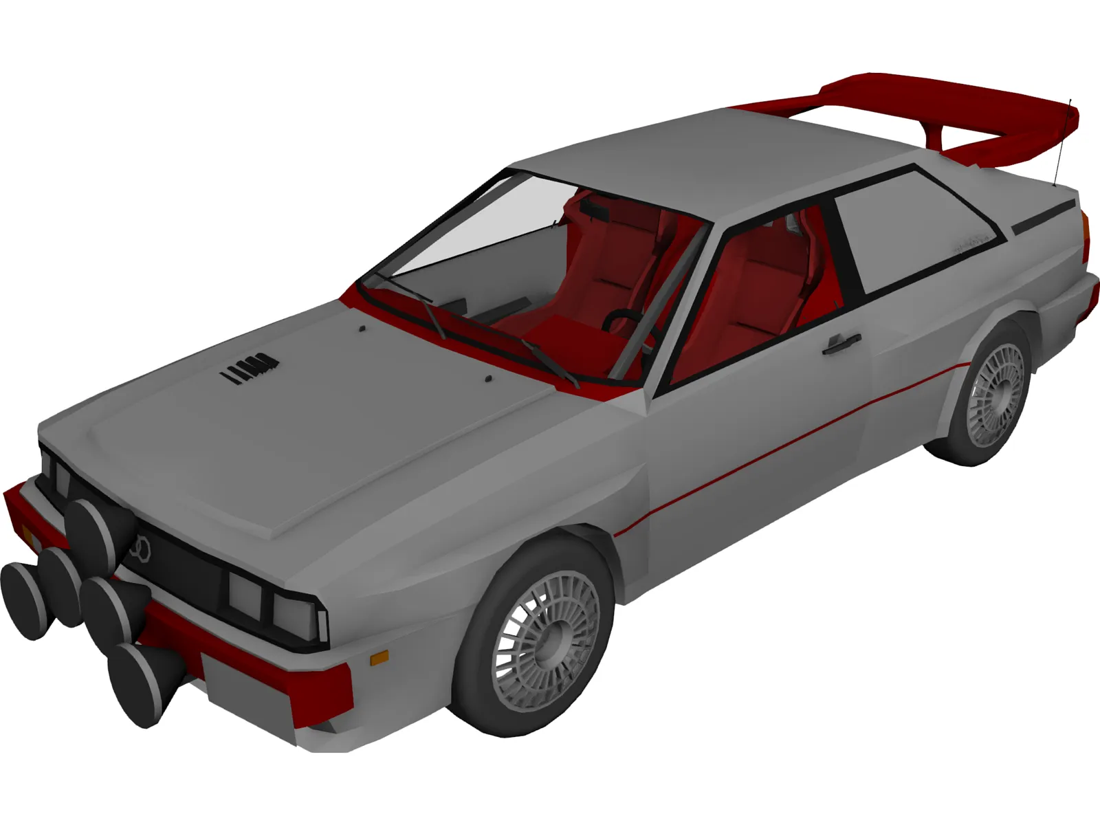 Audi Sport Quattro 3D Model