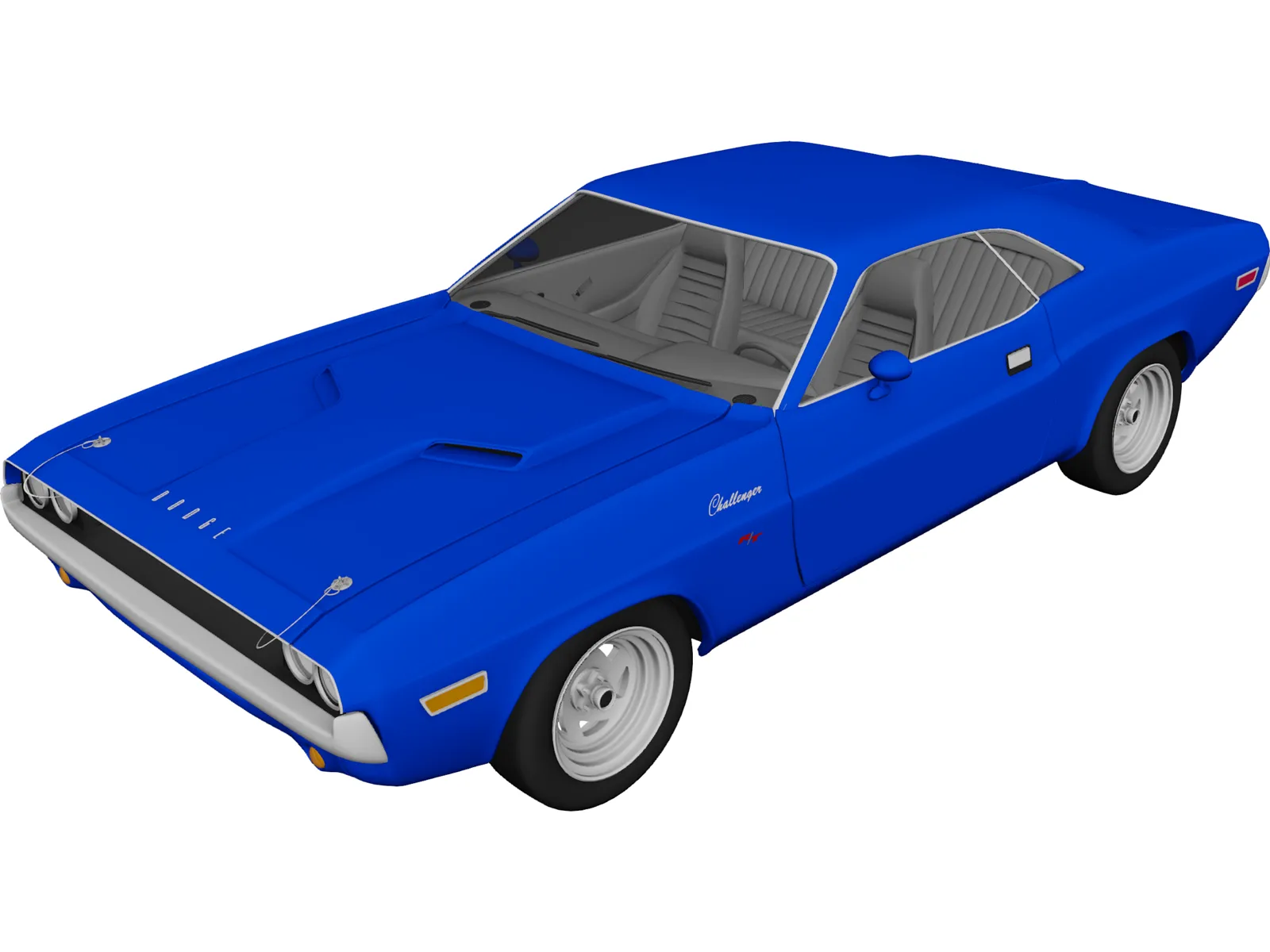 Dodge Challenger R/T (1970) 3D Model