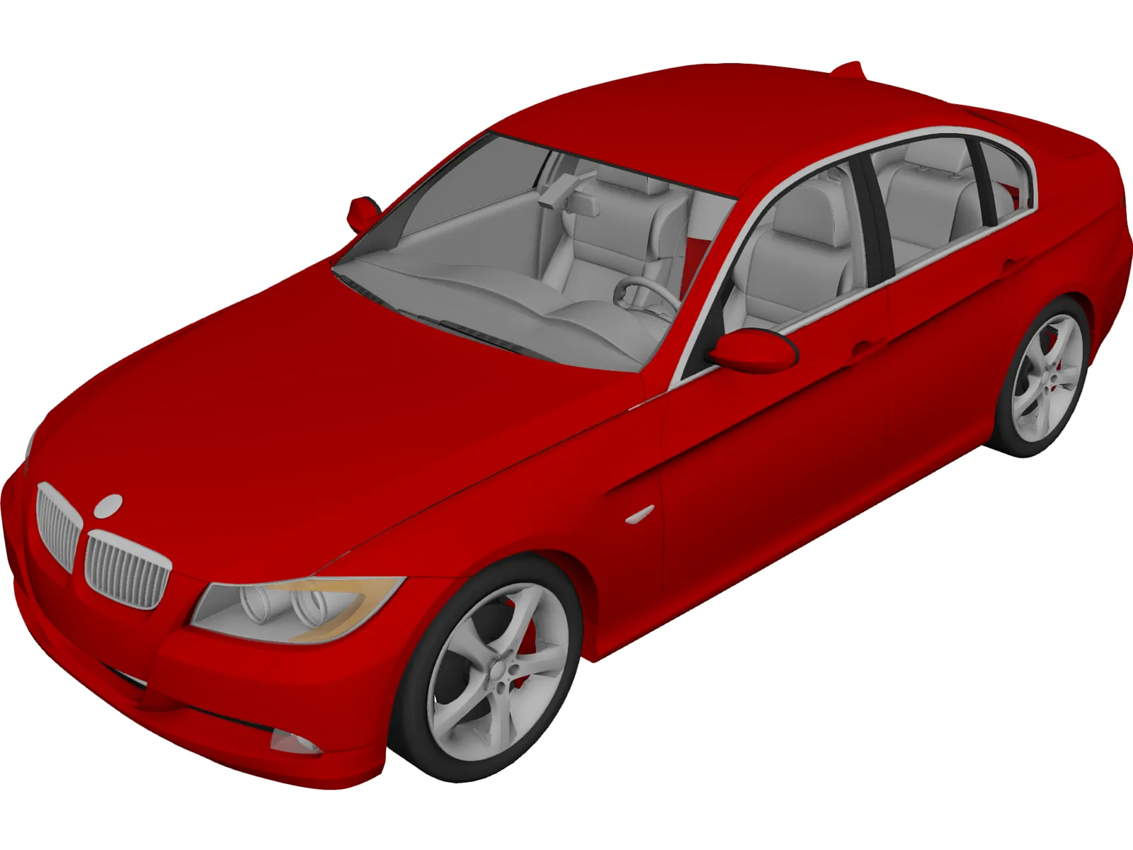 BMW M3 (2006) 3D Model