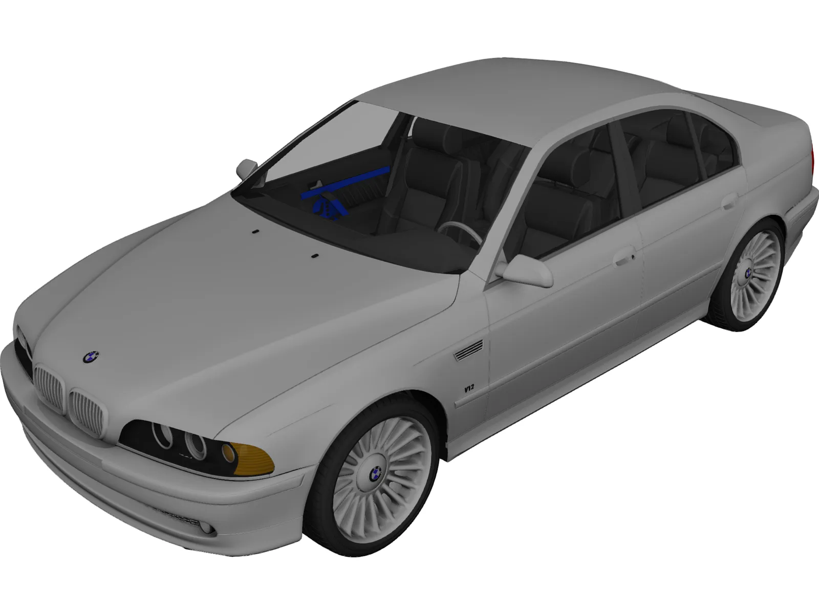 BMW M5 (2002) 3D Model