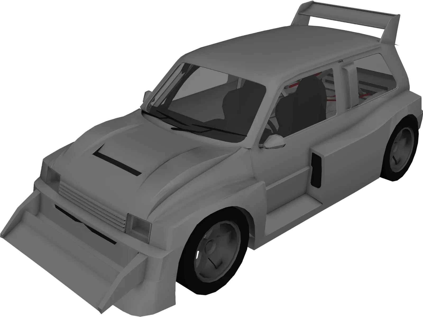 MG Metro 6R4 Group B 3D Model