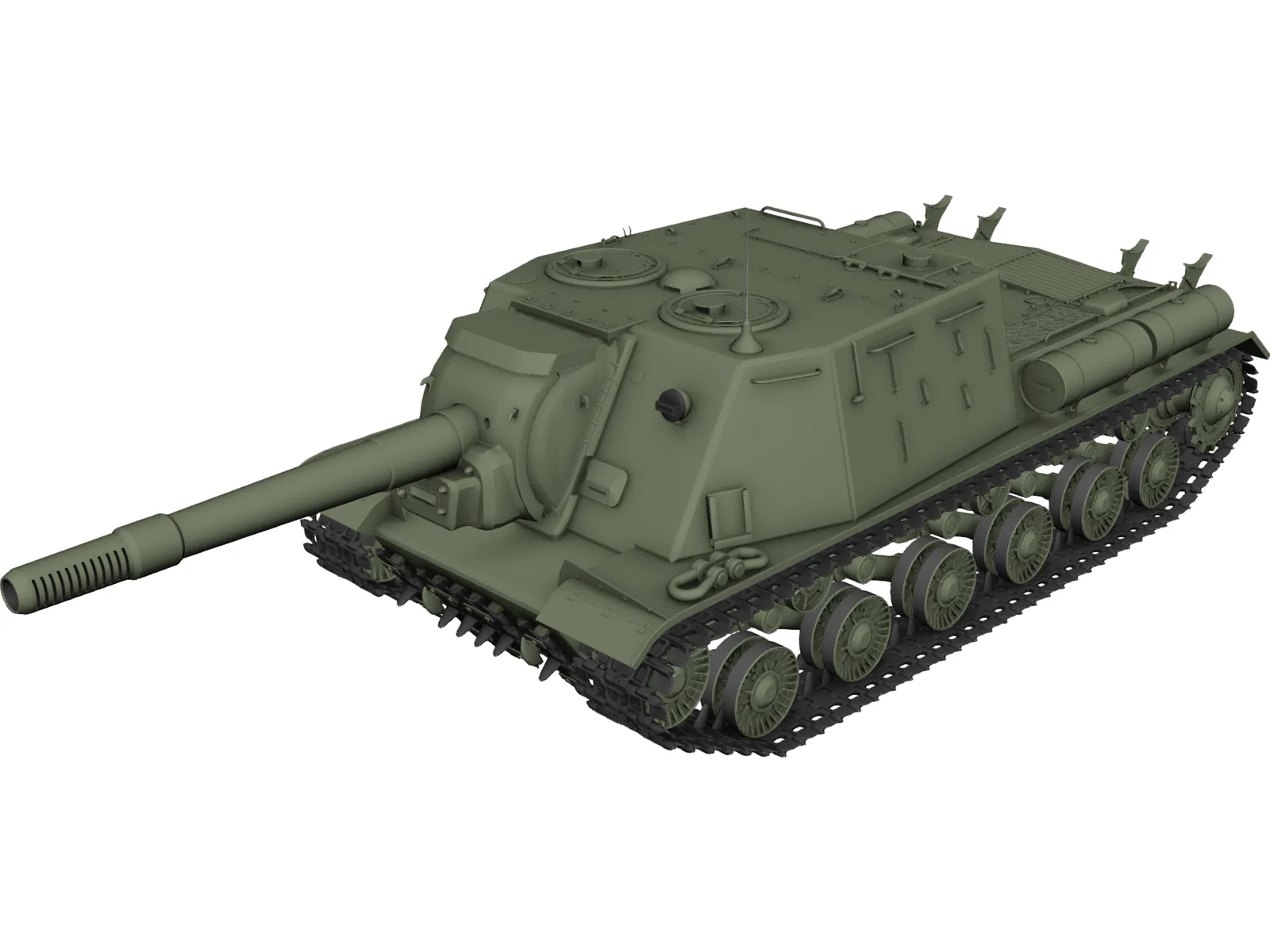 ISU-152 3D Model