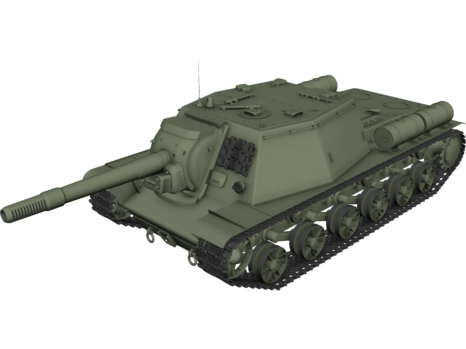 SU-152 3D Model