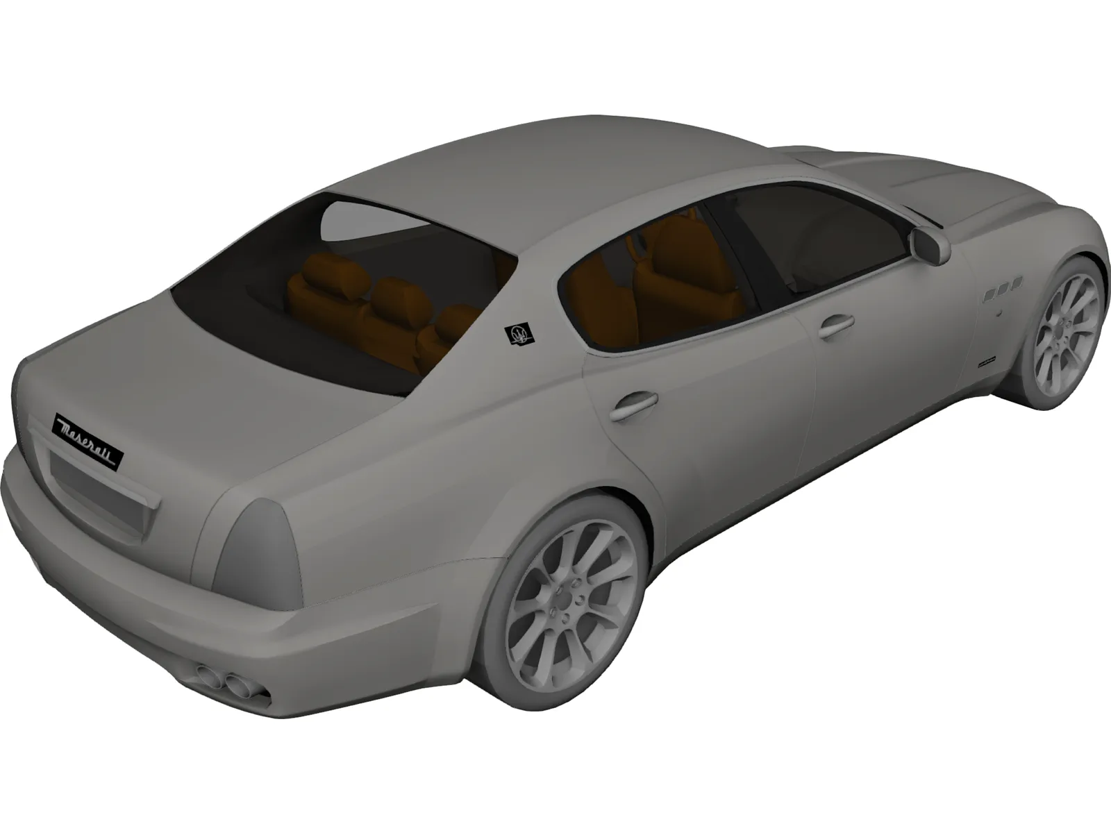 Maserati Quattroporte 3D Model