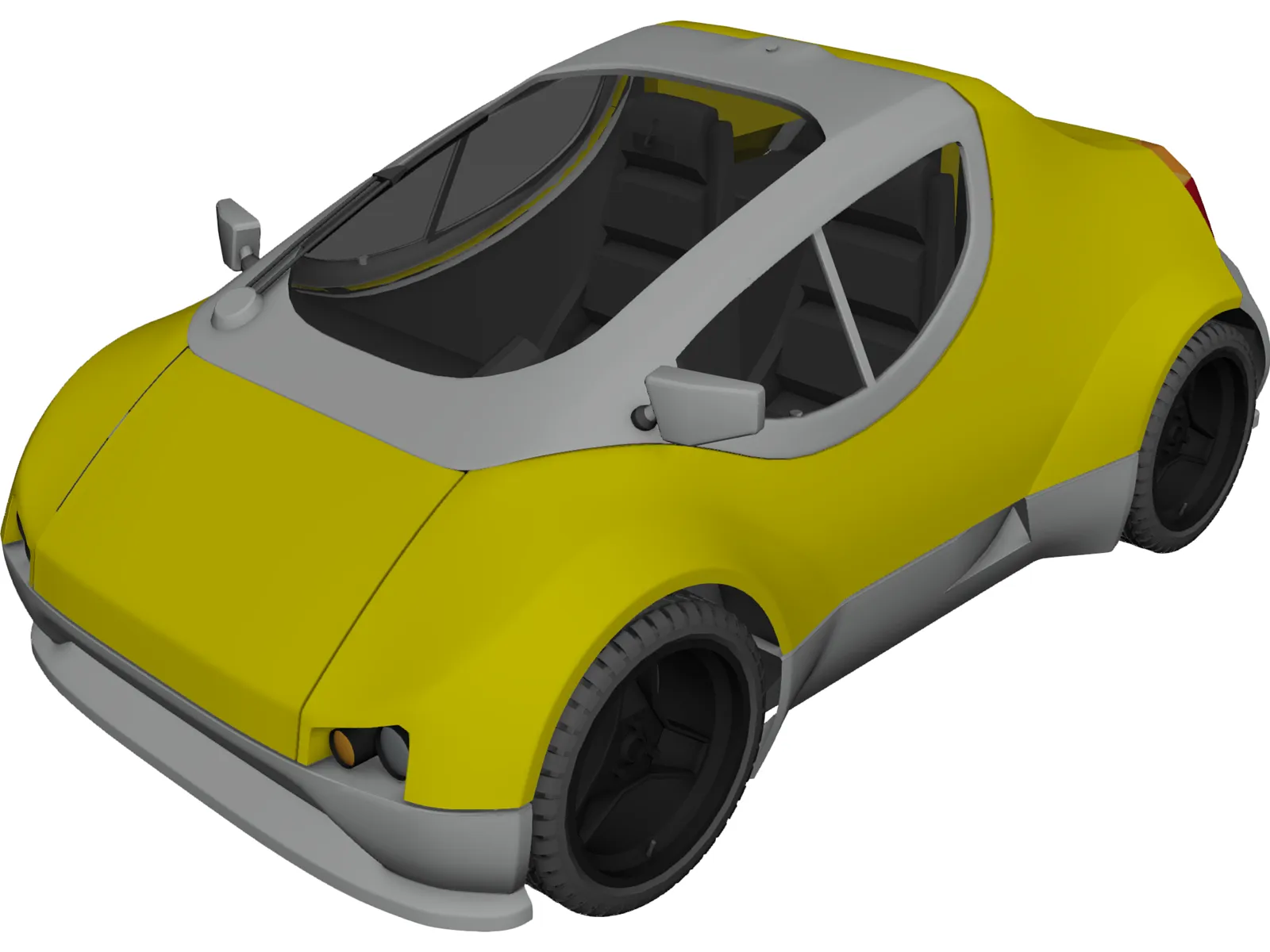 Urban Concept Car 3D Model