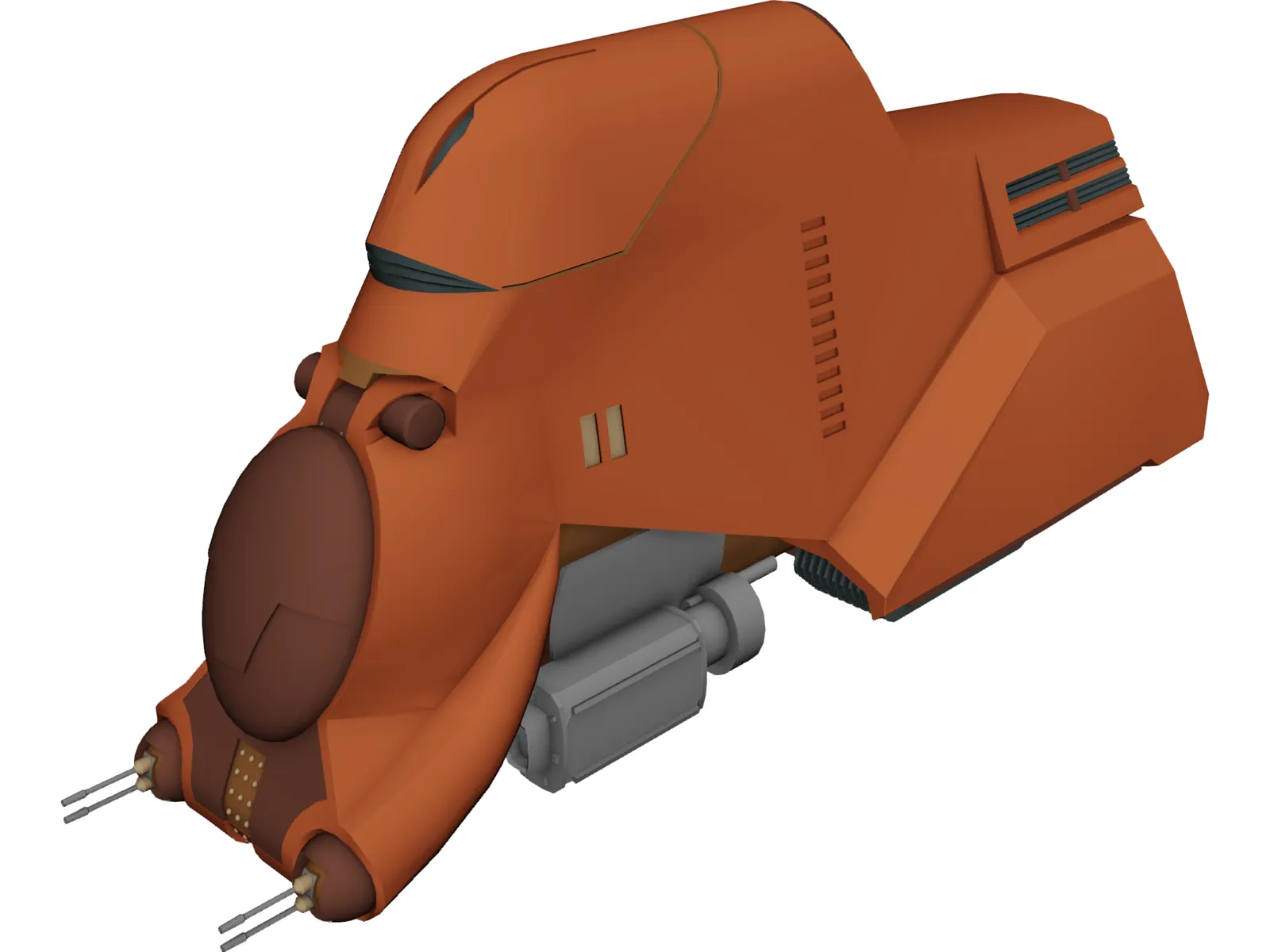 MTT Armored Transporter 3D Model