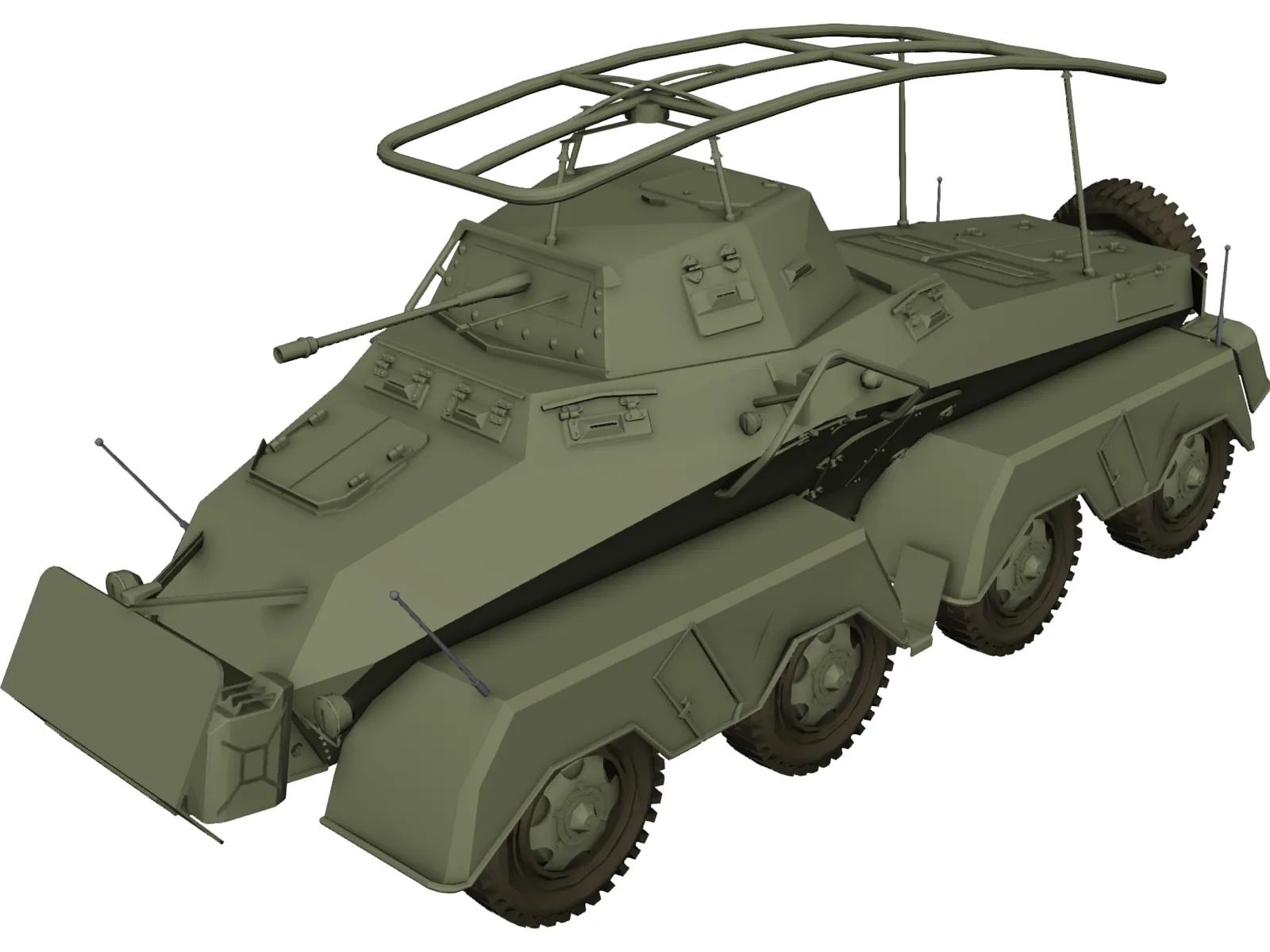 Sdkfz232-M 3D Model