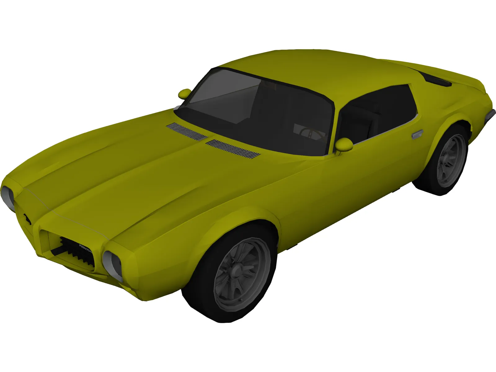 Pontiac Firebird (1970) 3D Model