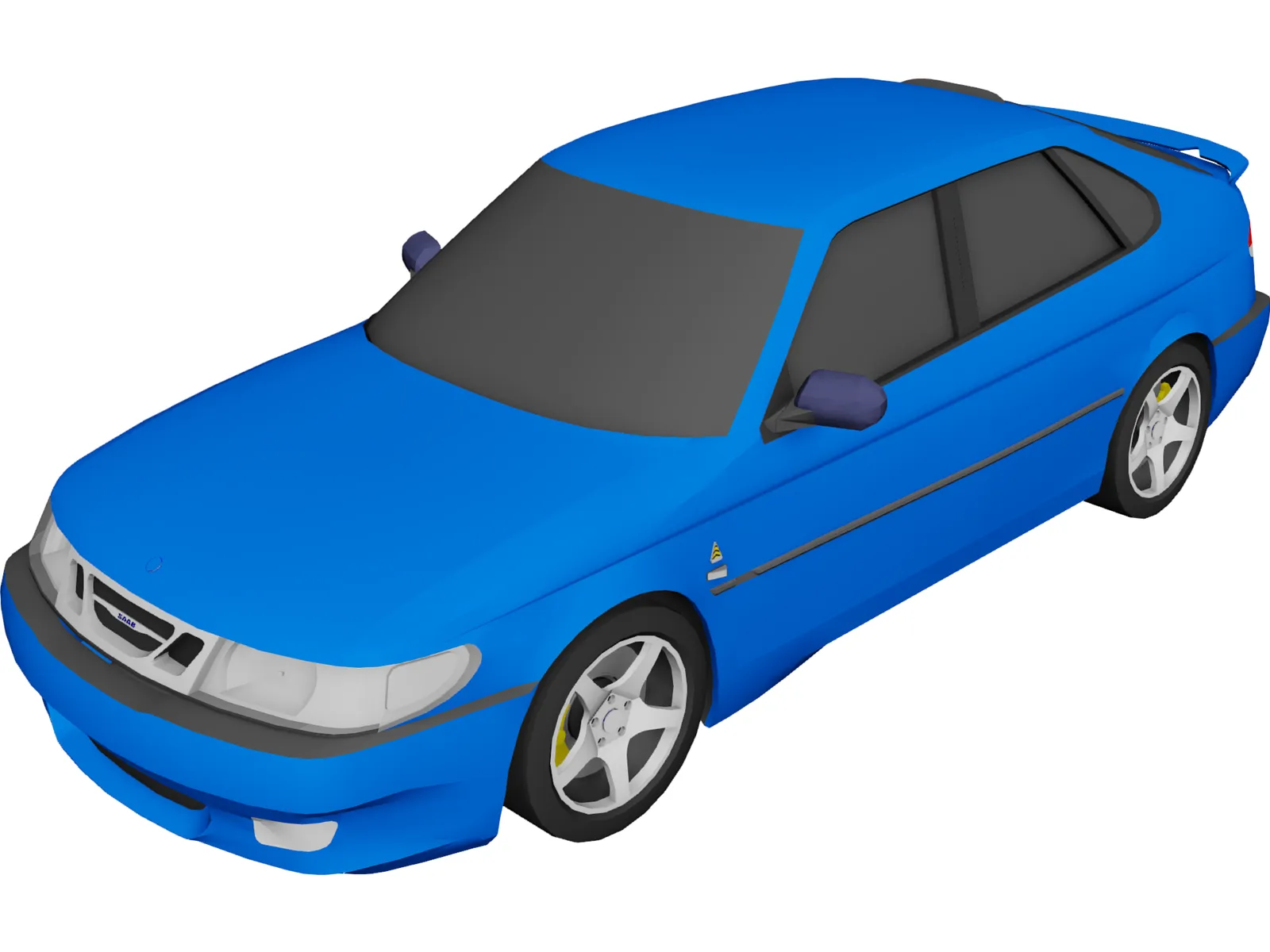 SAAB 9-3 Viggen Turbo 3D Model