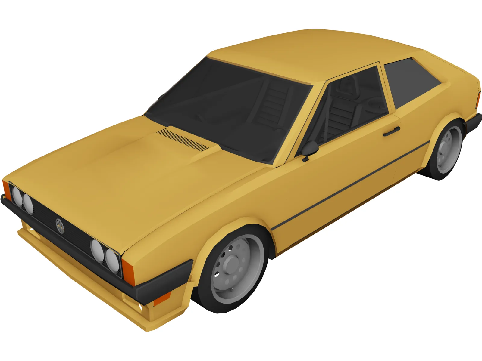 Volkswagen Scirocco GTi 3D Model