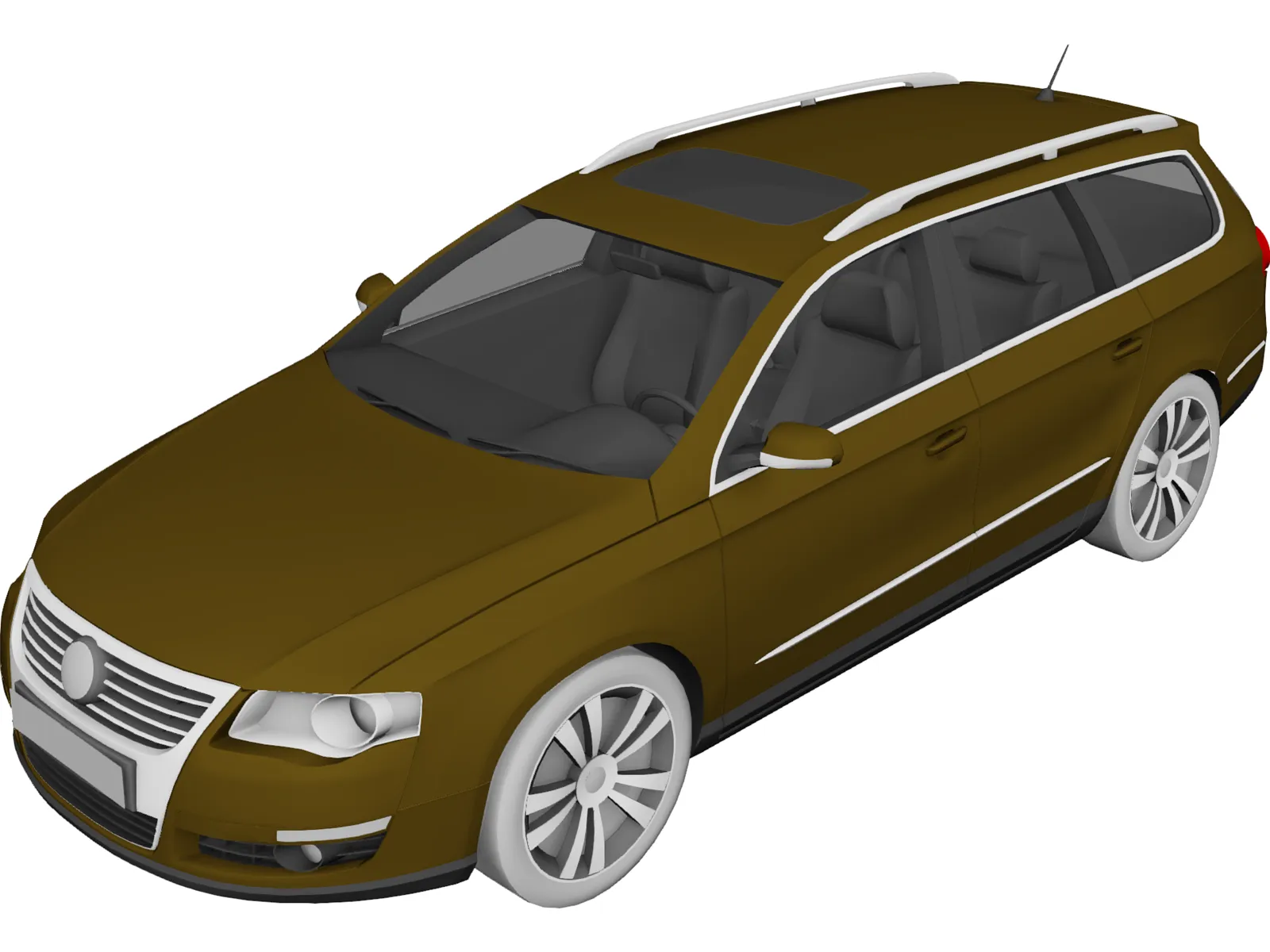 Volkswagen Passat Variant (2006) 3D Model