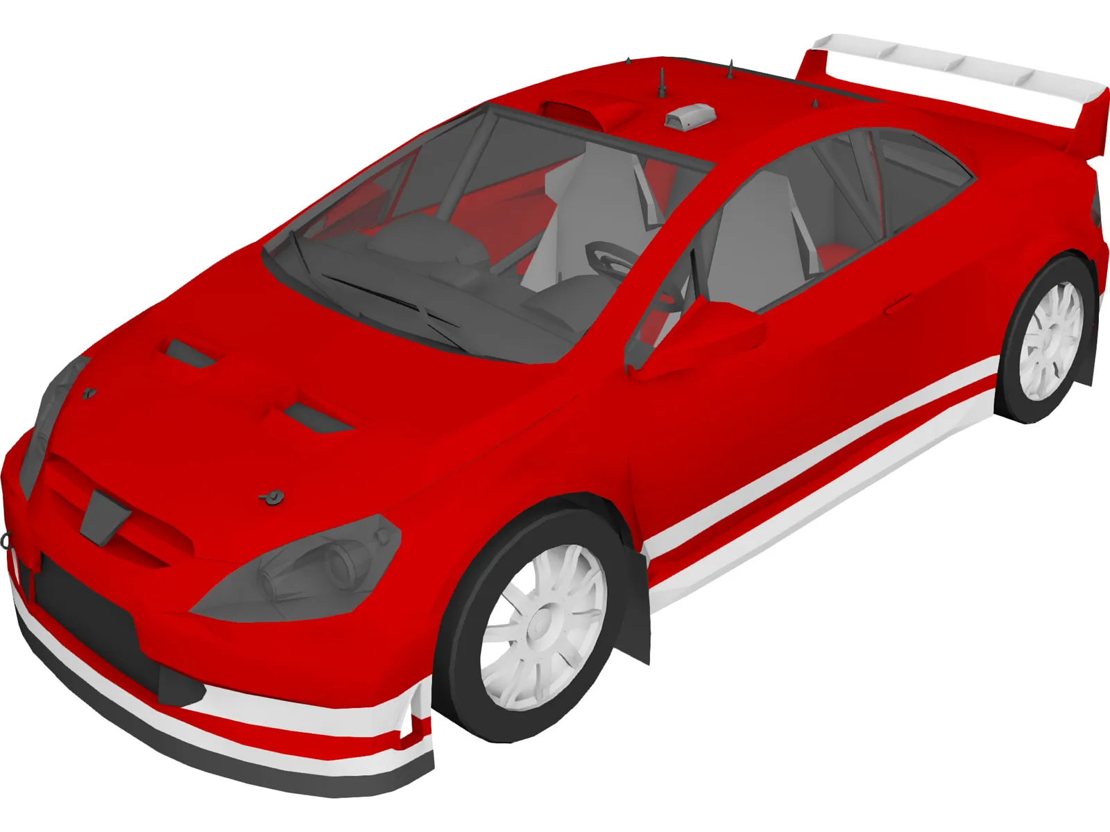 Peugeot 307 WRC (2005) 3D Model