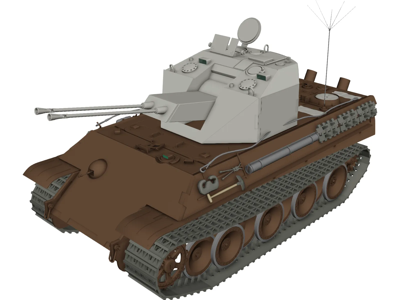 Panzer AA 3D Model