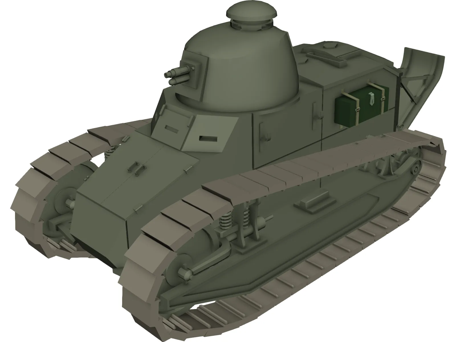 FT-17A 3D Model