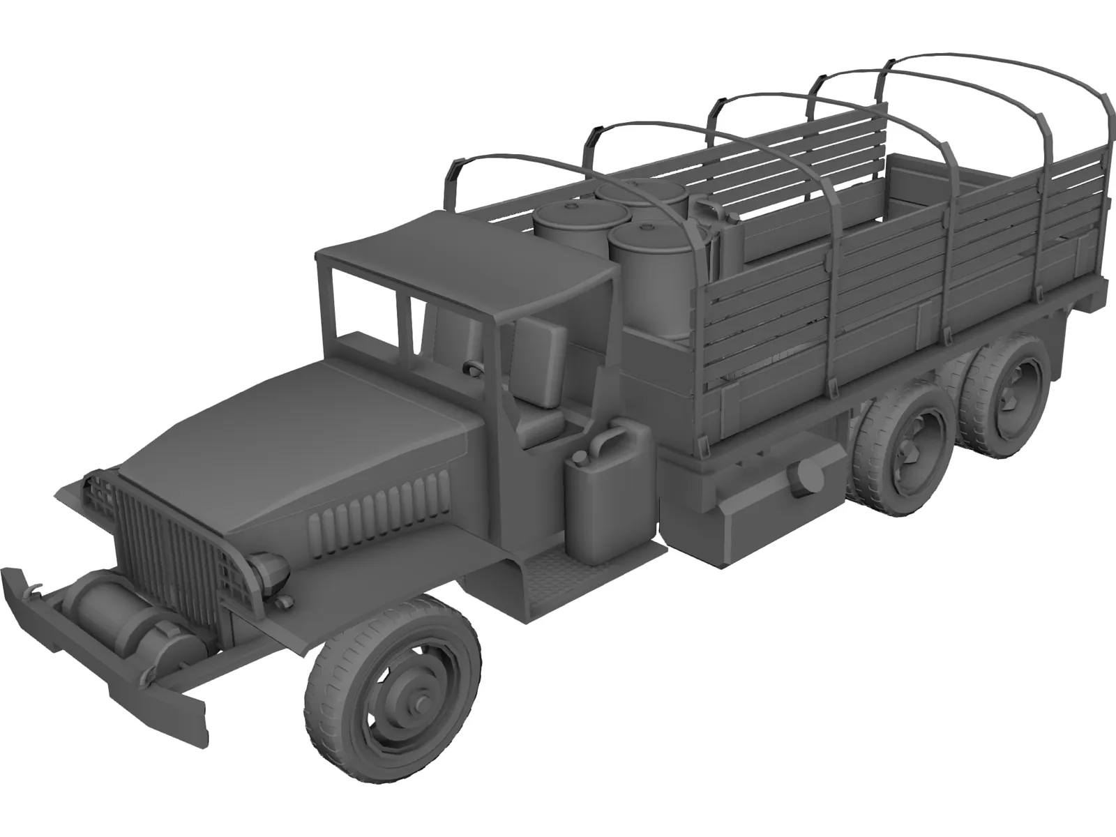 GMC 2.5 Truck 3D Model