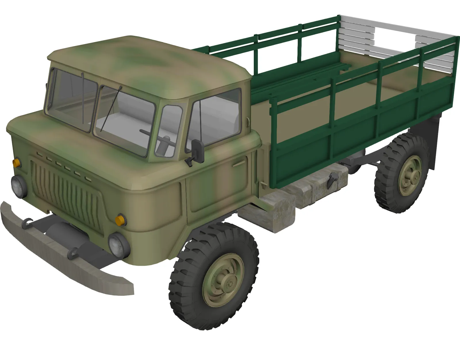 GAZ-66 3D Model