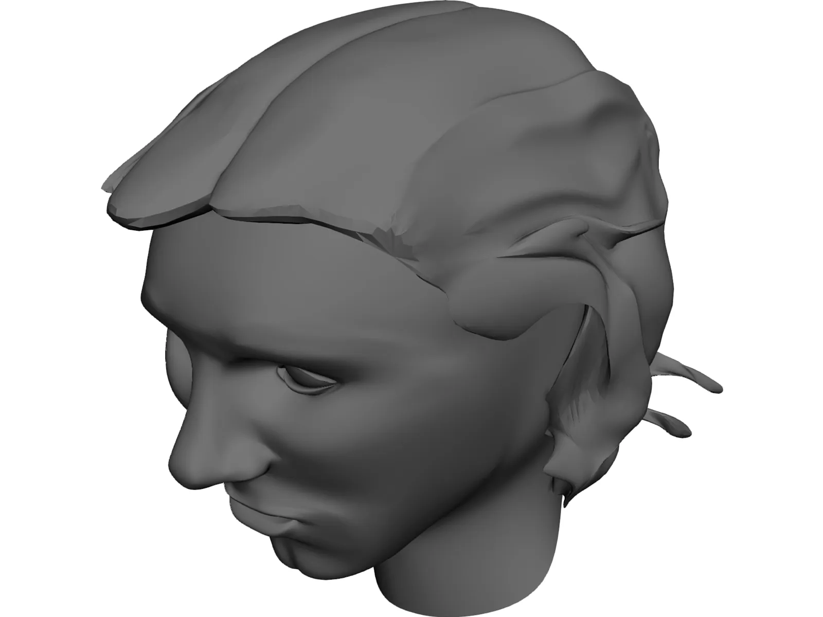 Head Messi 3D Model