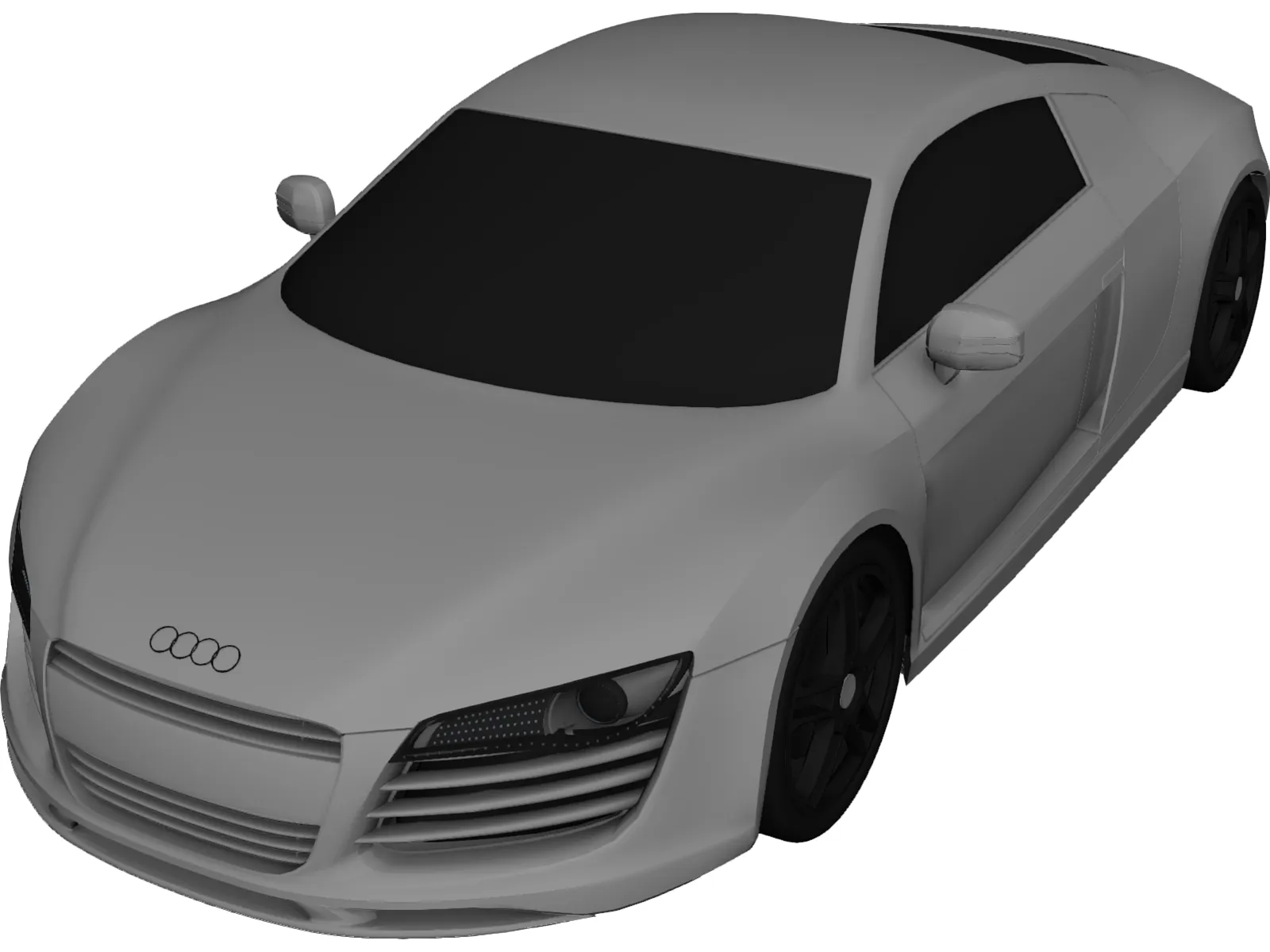 Audi R8 3D Model