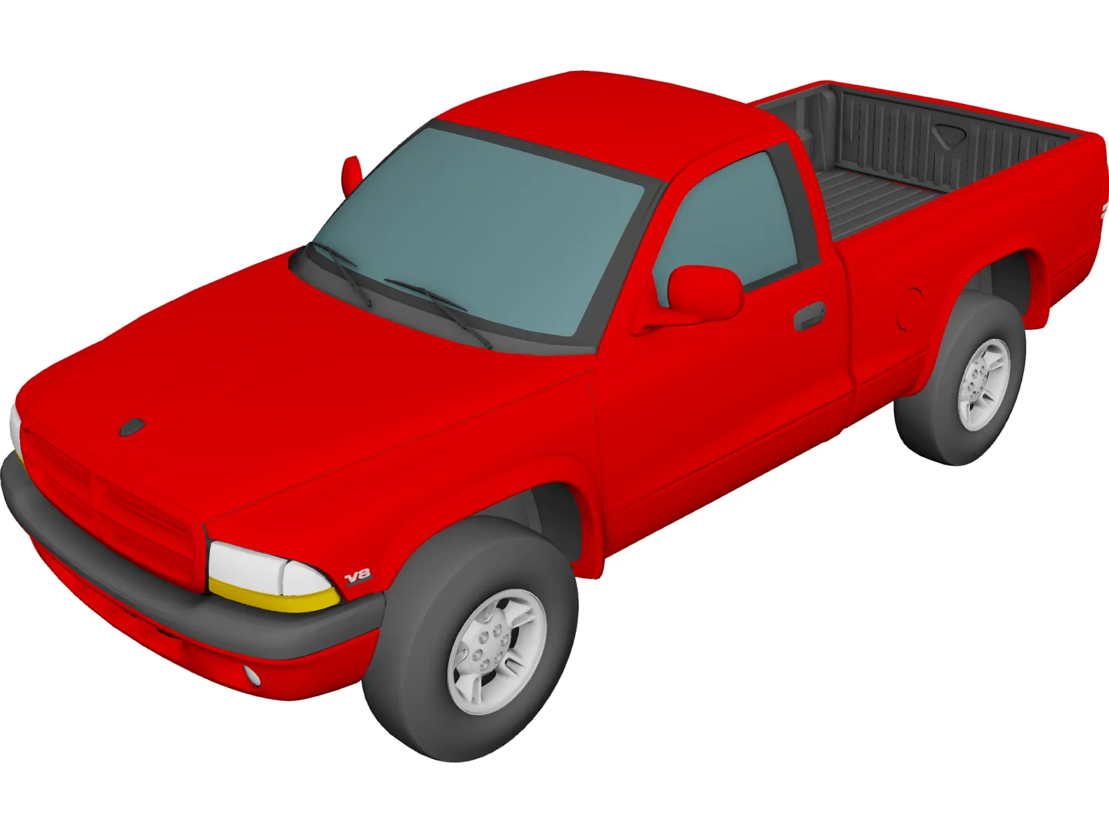 Dodge Dakota Sport Regular Cab V8 (1999) 3D Model