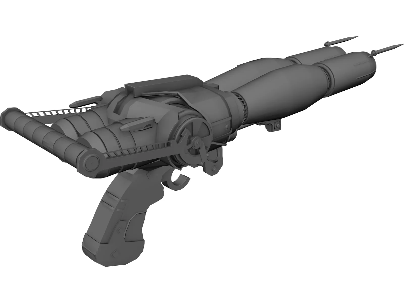 Caster Gun 3D Model