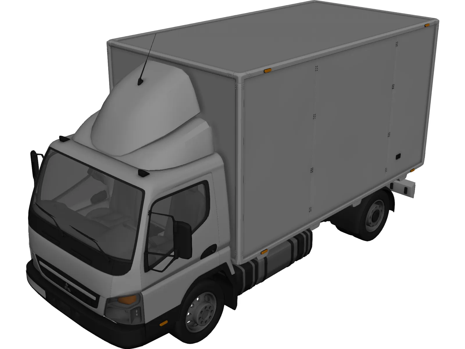 Mitsubishi Fuso Fighter Camion Benne 2020 Modèle 3D - Télécharger Véhicules  on