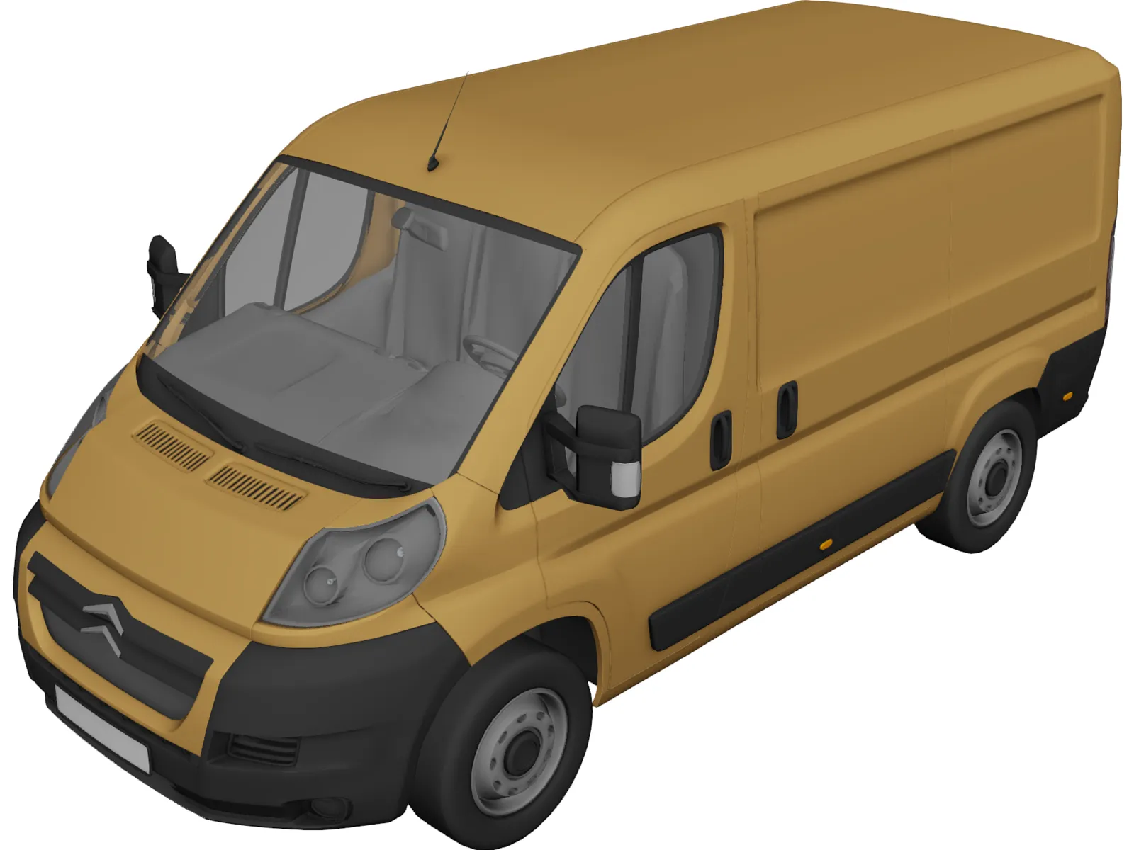 Citroen Jumper (2008) 3D Model