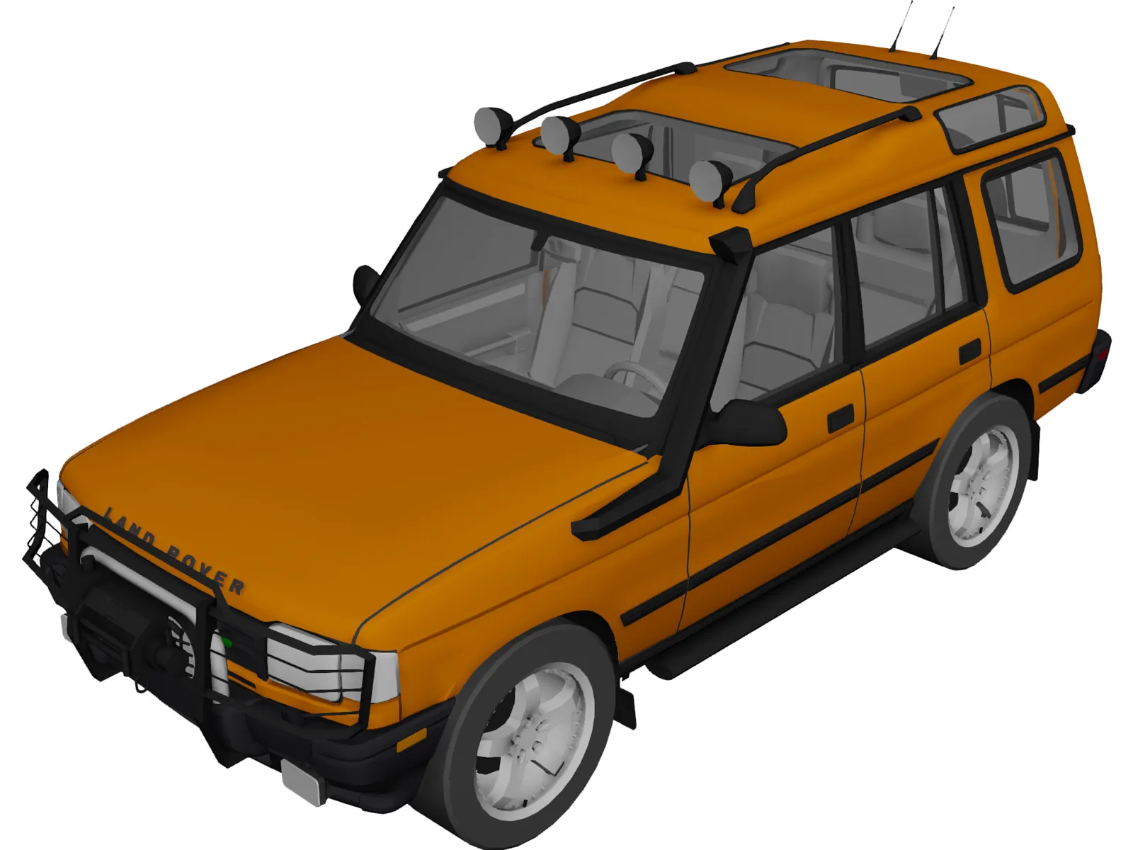 Land Rover Discovery G4 Challenge 3D Model