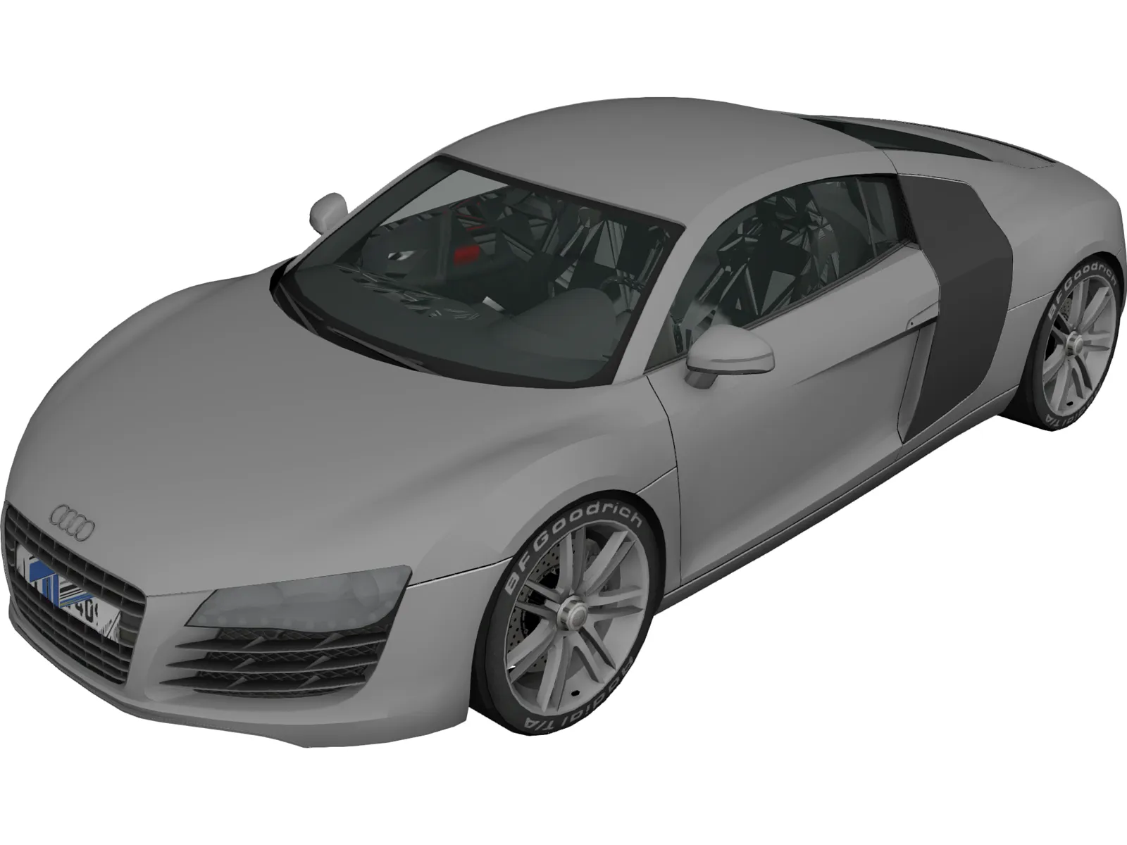 Audi R8 3D Model