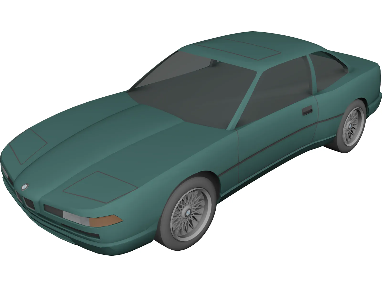 BMW 850i 3D Model