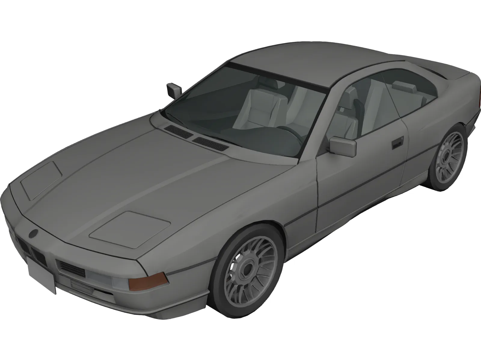 BMW 850i 3D Model