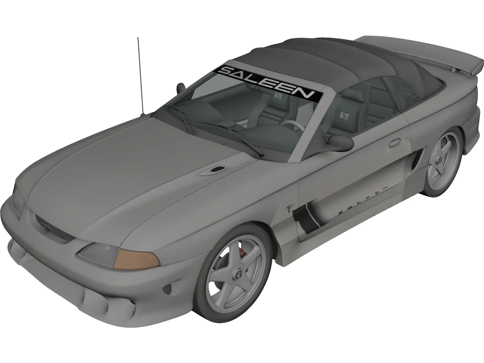 Ford Mustang Saleen 3D Model