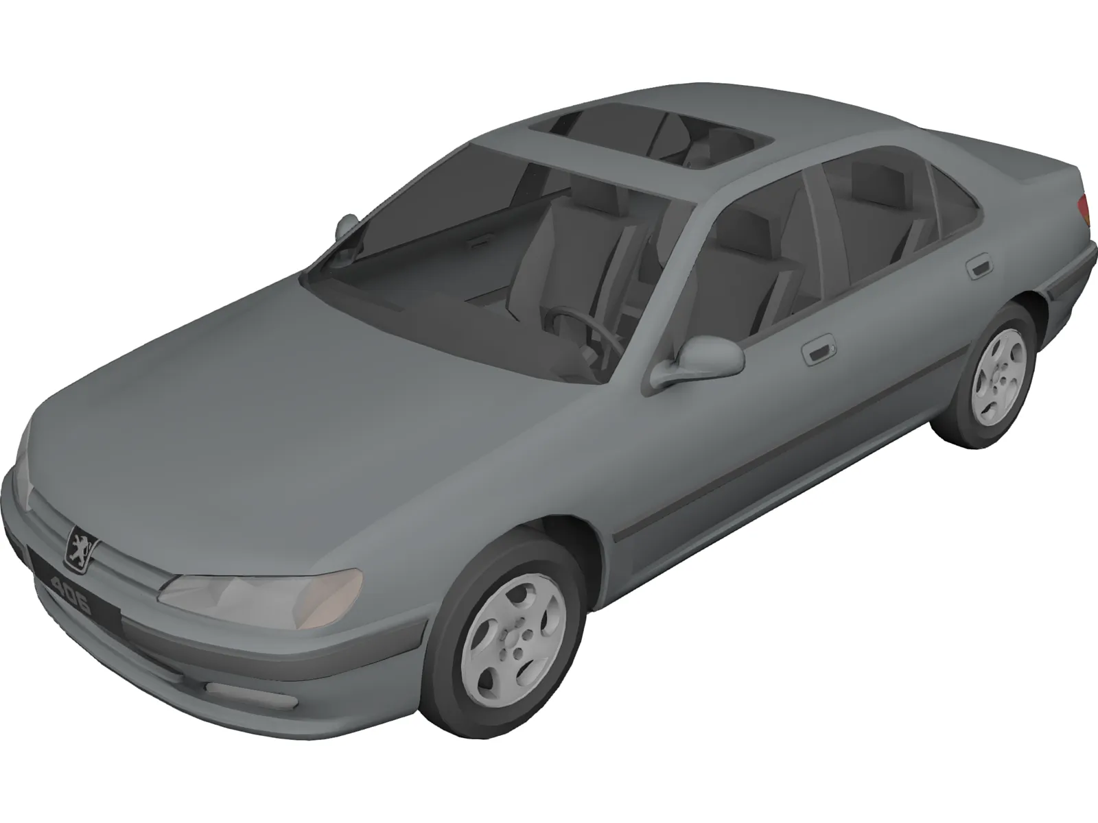 Peugeot 406 3D Model