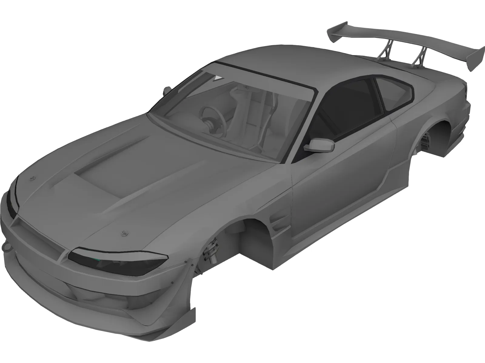 Nissan S15 Silvia Body 3D Model