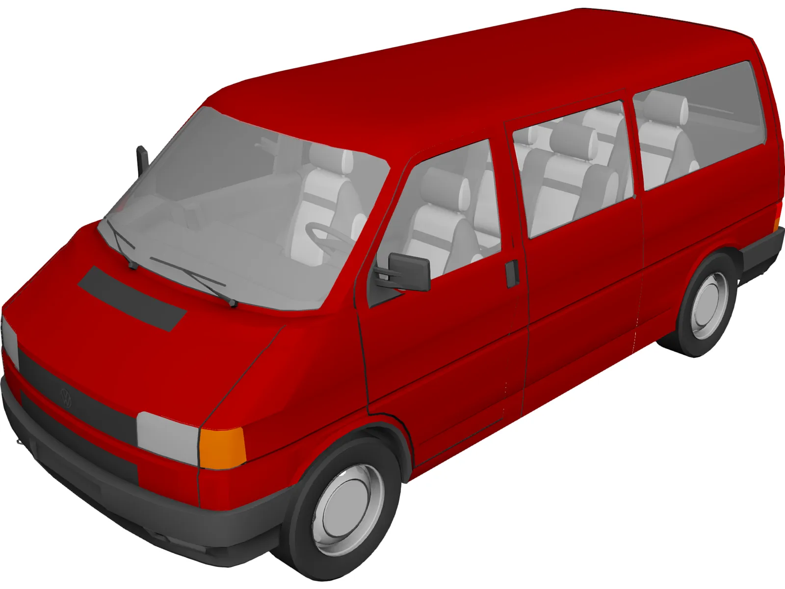 Volkswagen Transporter T5 CAD Model - 3DCADBrowser