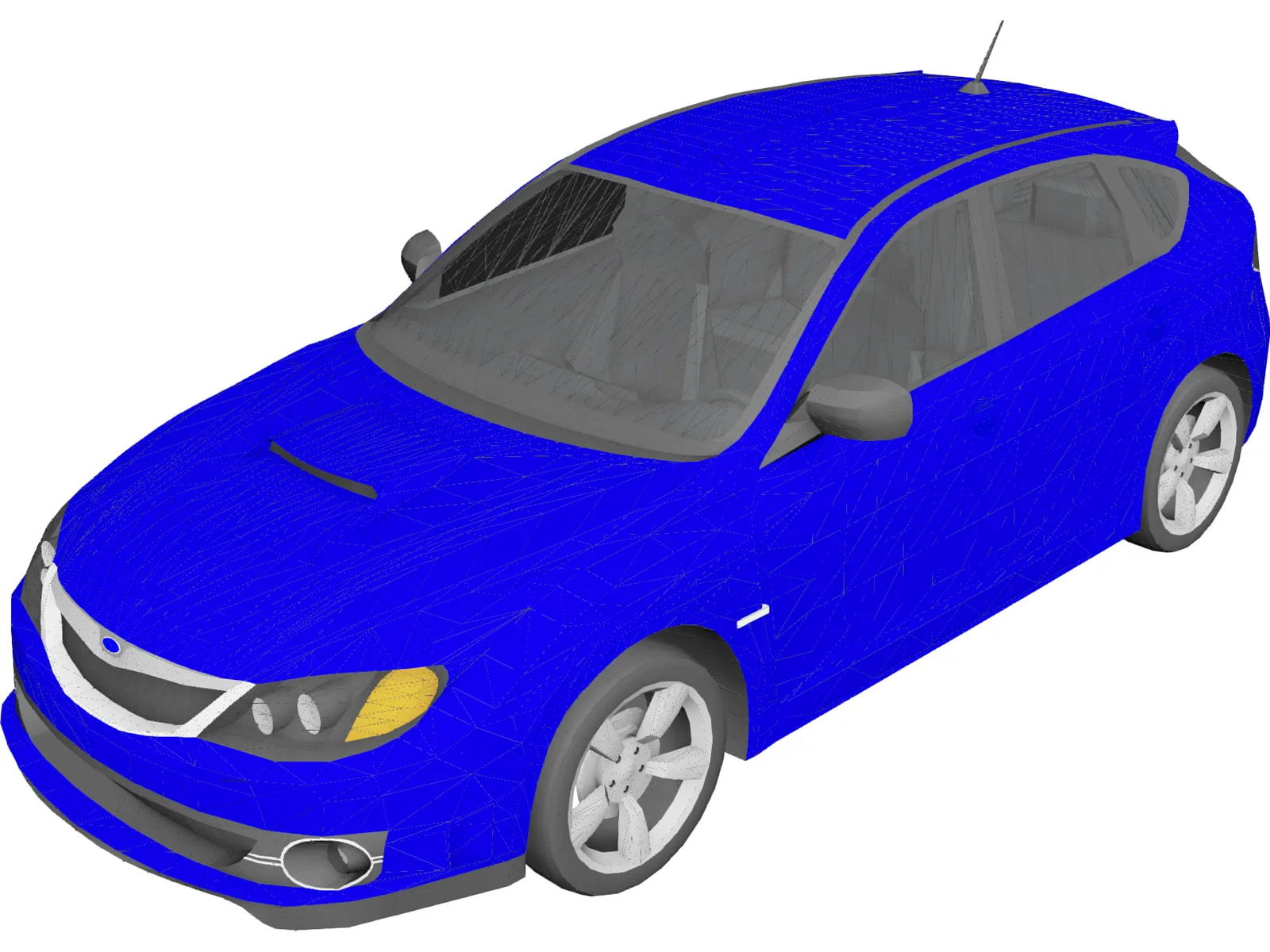 Subaru Impreza WRX STi 3D Model