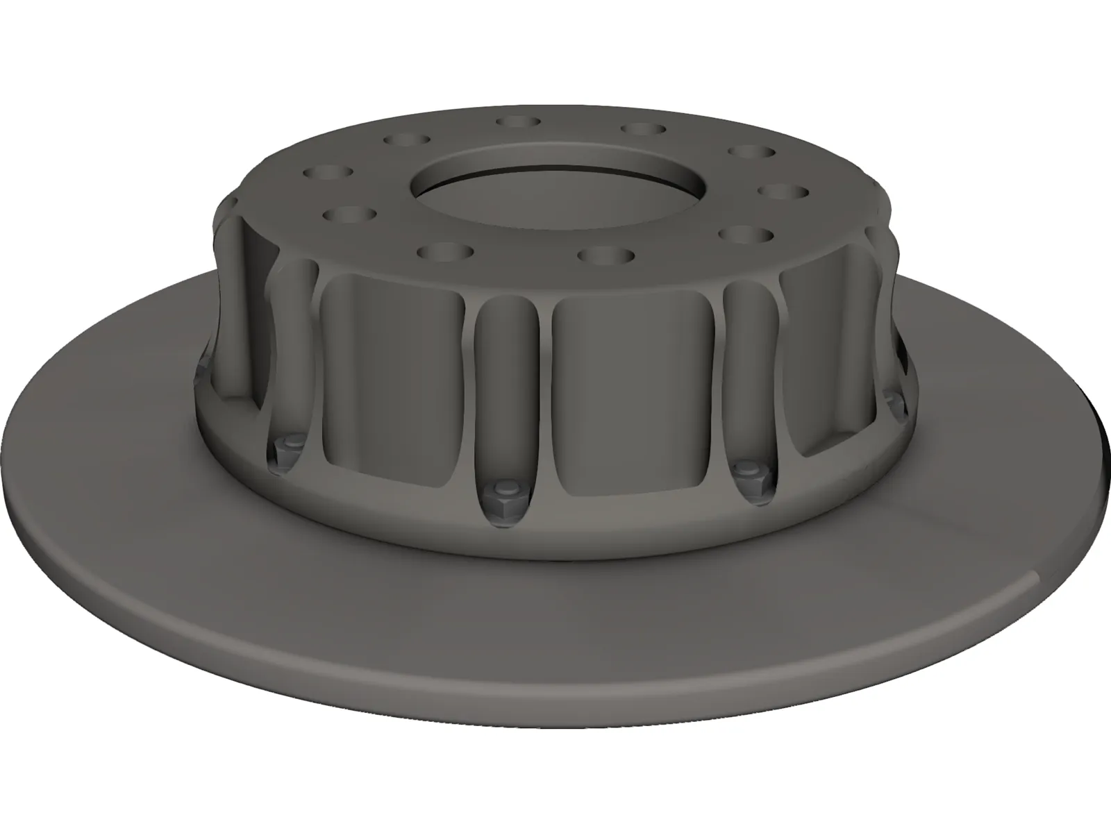 Brake Disc Front 3D Model