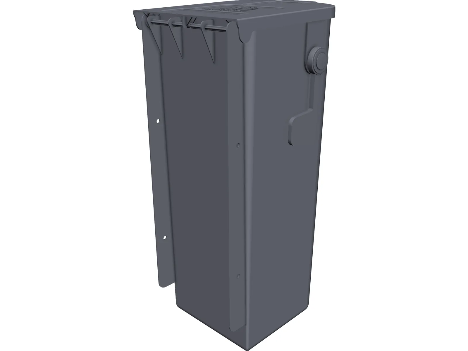 Plastic Mailbox 3D Model