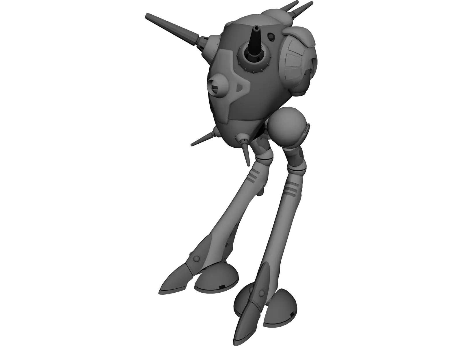 Zentraedi Battlepod 3D Model