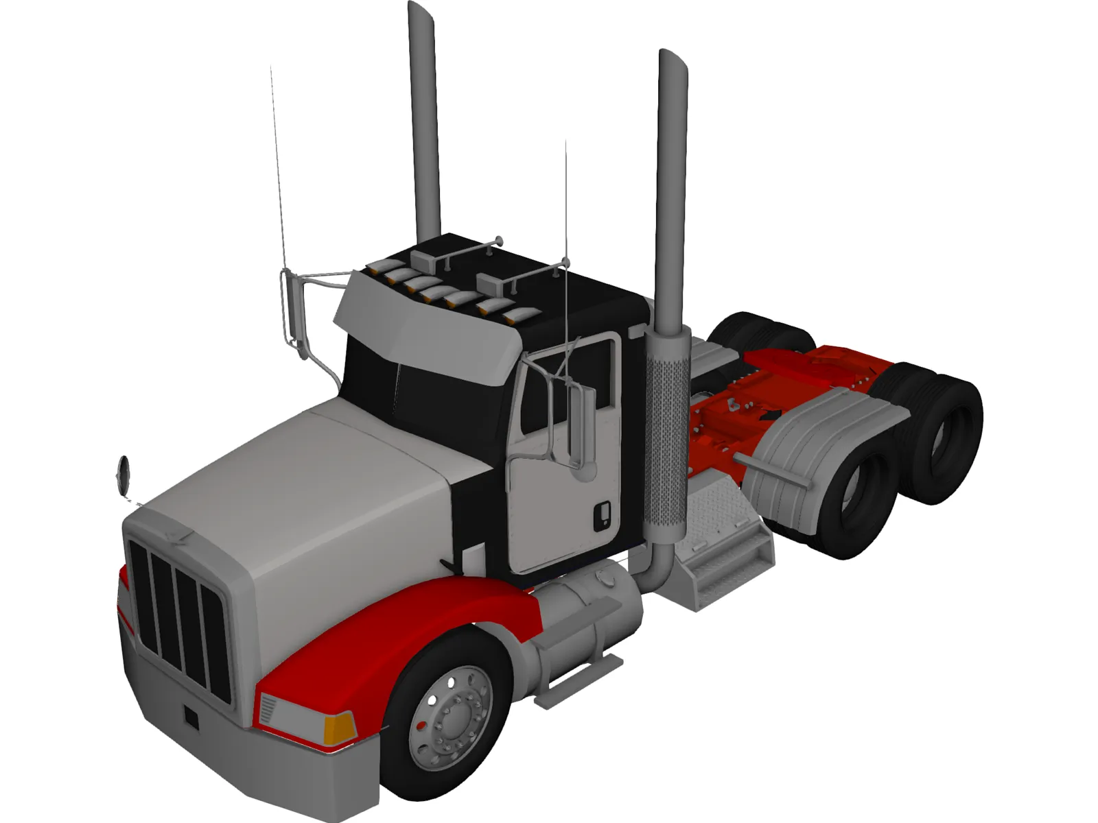 Peterbilt 385 (2006) 3D Model