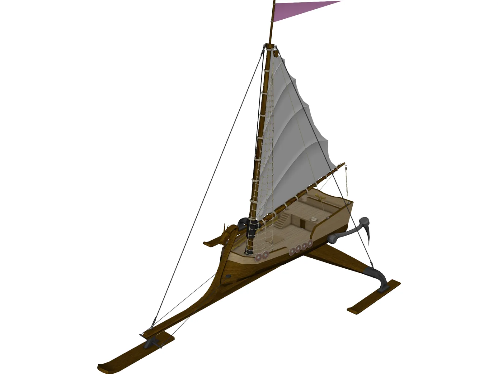 Boat 3D Model